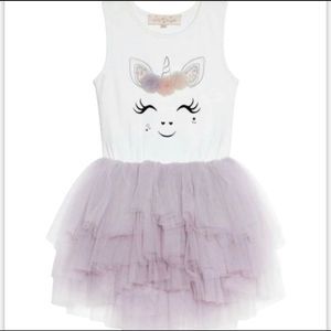 NWT Tutu Du Monde Girls Maddie Tutu Unicorn Party Dress In Elderberry Sz 10